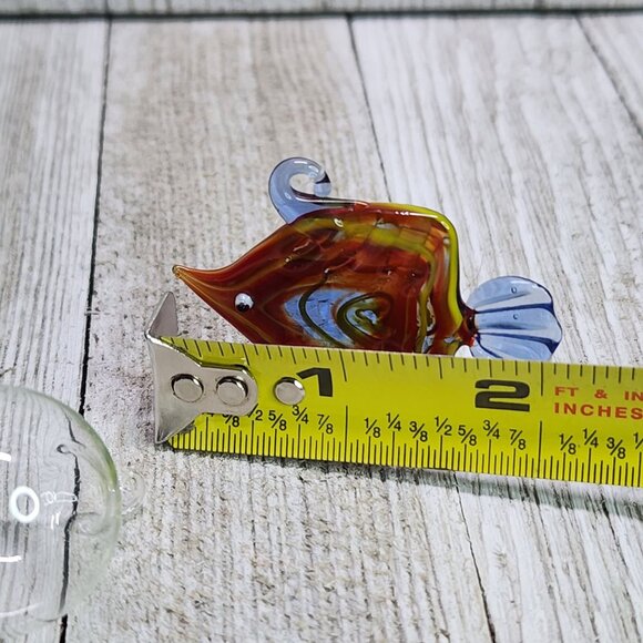Floating Glass Bubble Ball Tropical Fish Mini Figurine Pendant Aquarium Decor - Picture 5 of 5